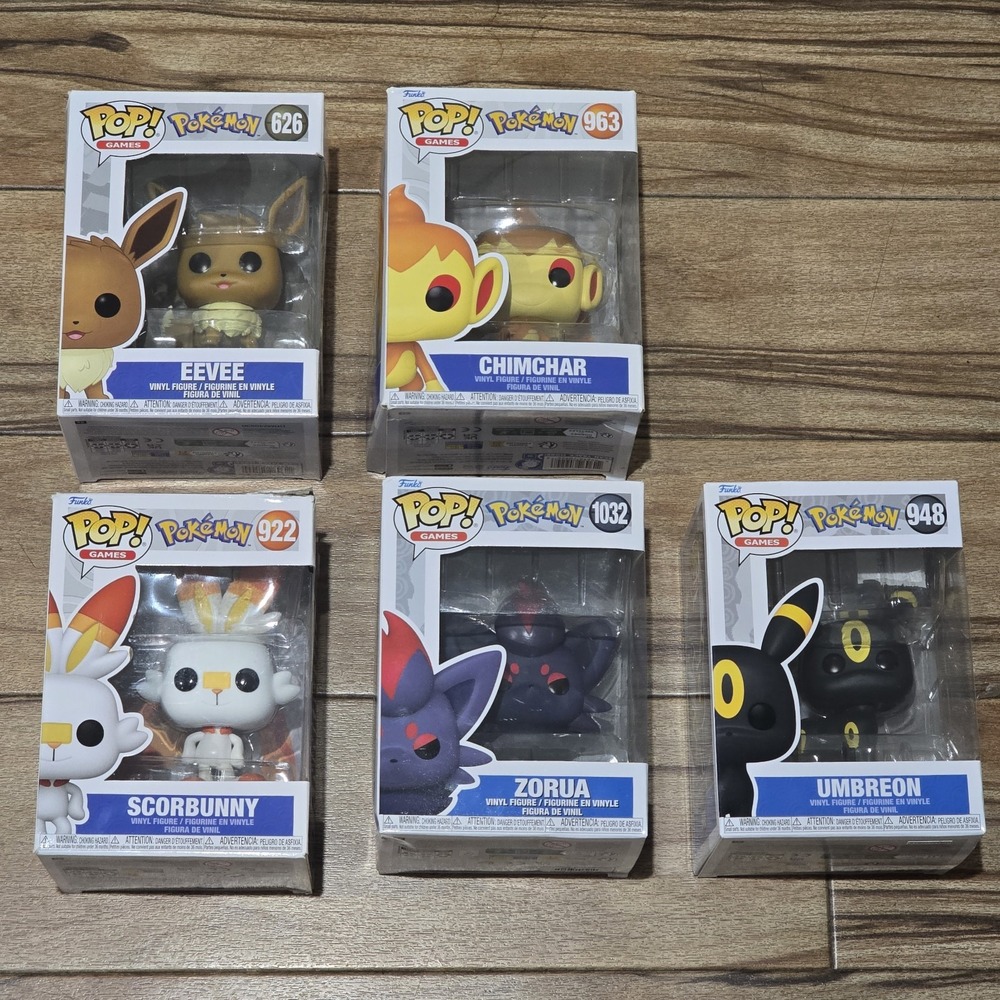 Pokemon‎ Funko Pops Bundle